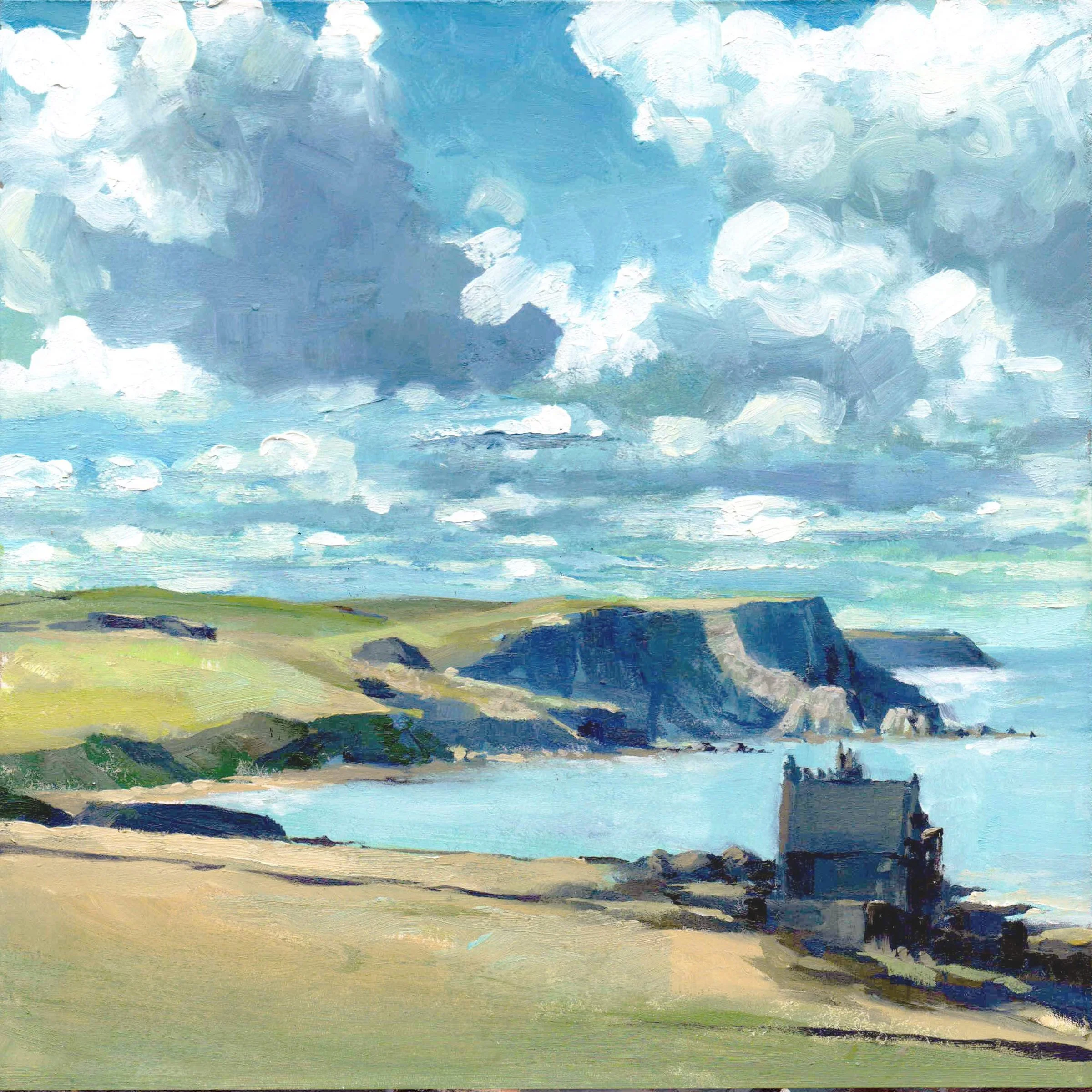 Caslte (The Fife Arms), Oil on Melamine 8x8ins lo-res.jpg