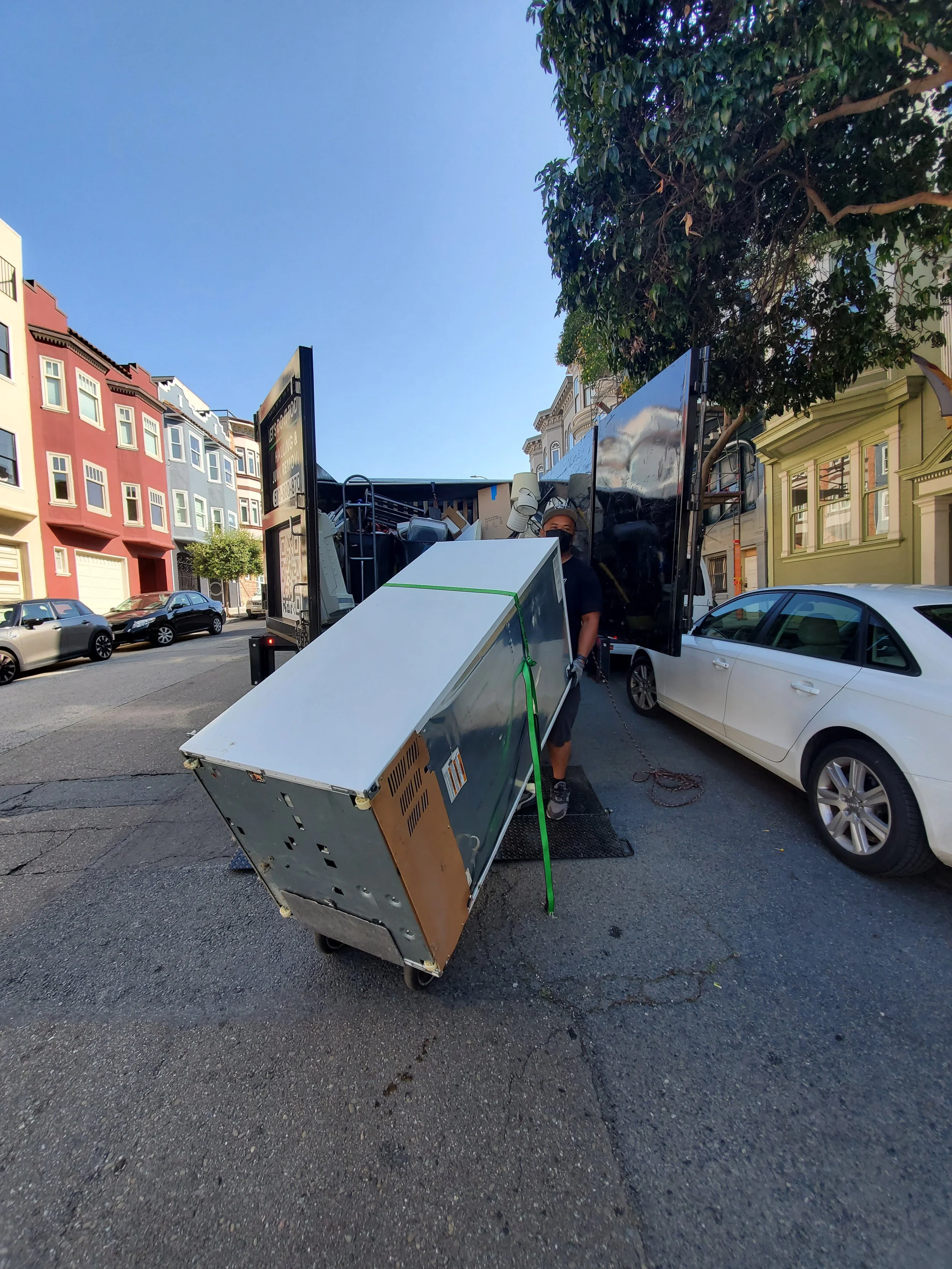 Refrigerator removal