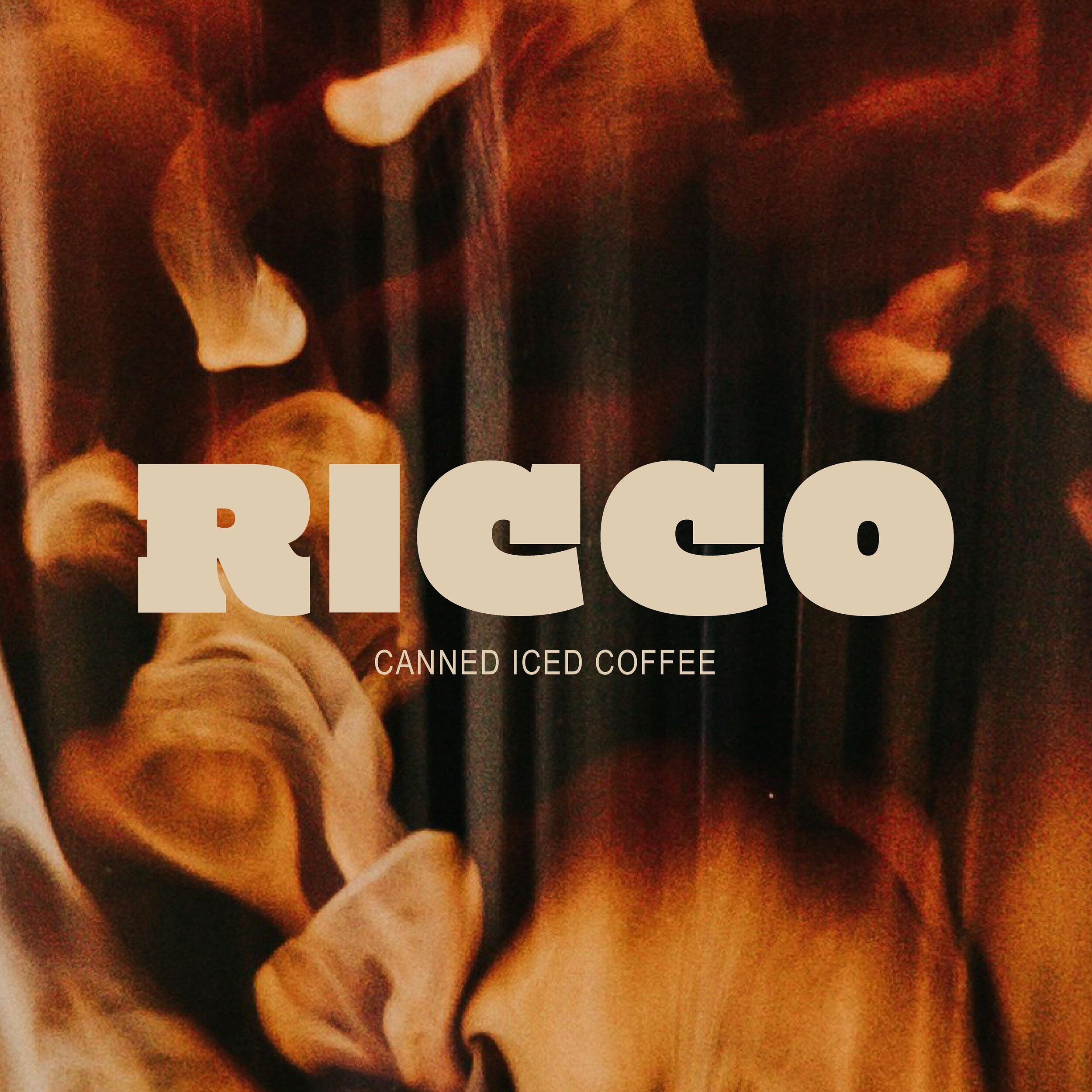 Ricco [part one] &mdash;

I think I have a love for designing anything to do with coffee at this point, especially when it&rsquo;s iced coffee ☕️

More on this brief to come! 

@designerbriefs