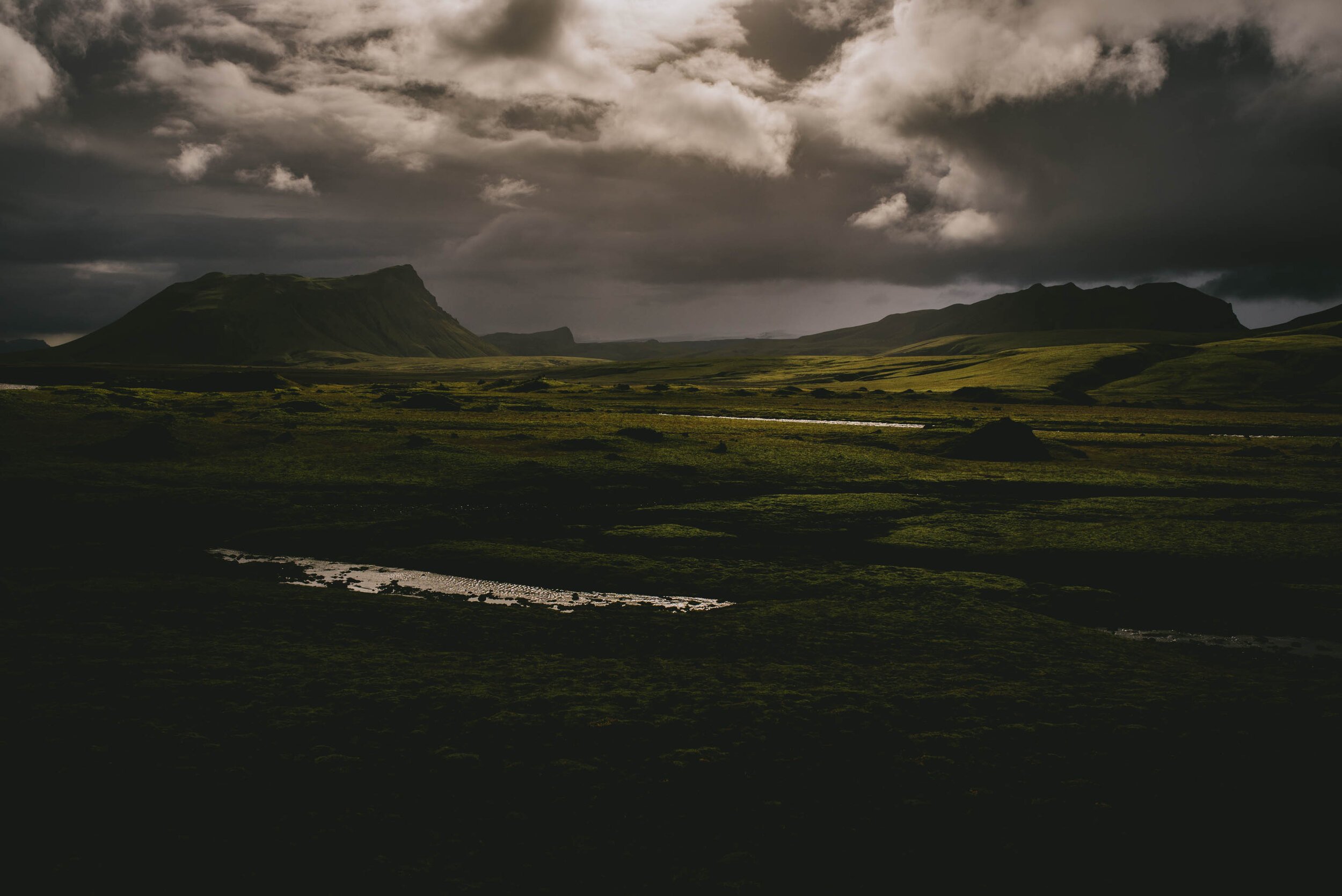 a panorama of inner Iceland
