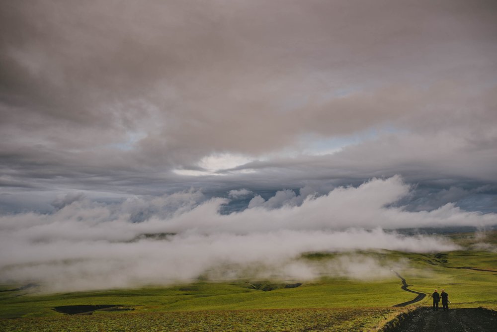 walking the backroads of Iceland