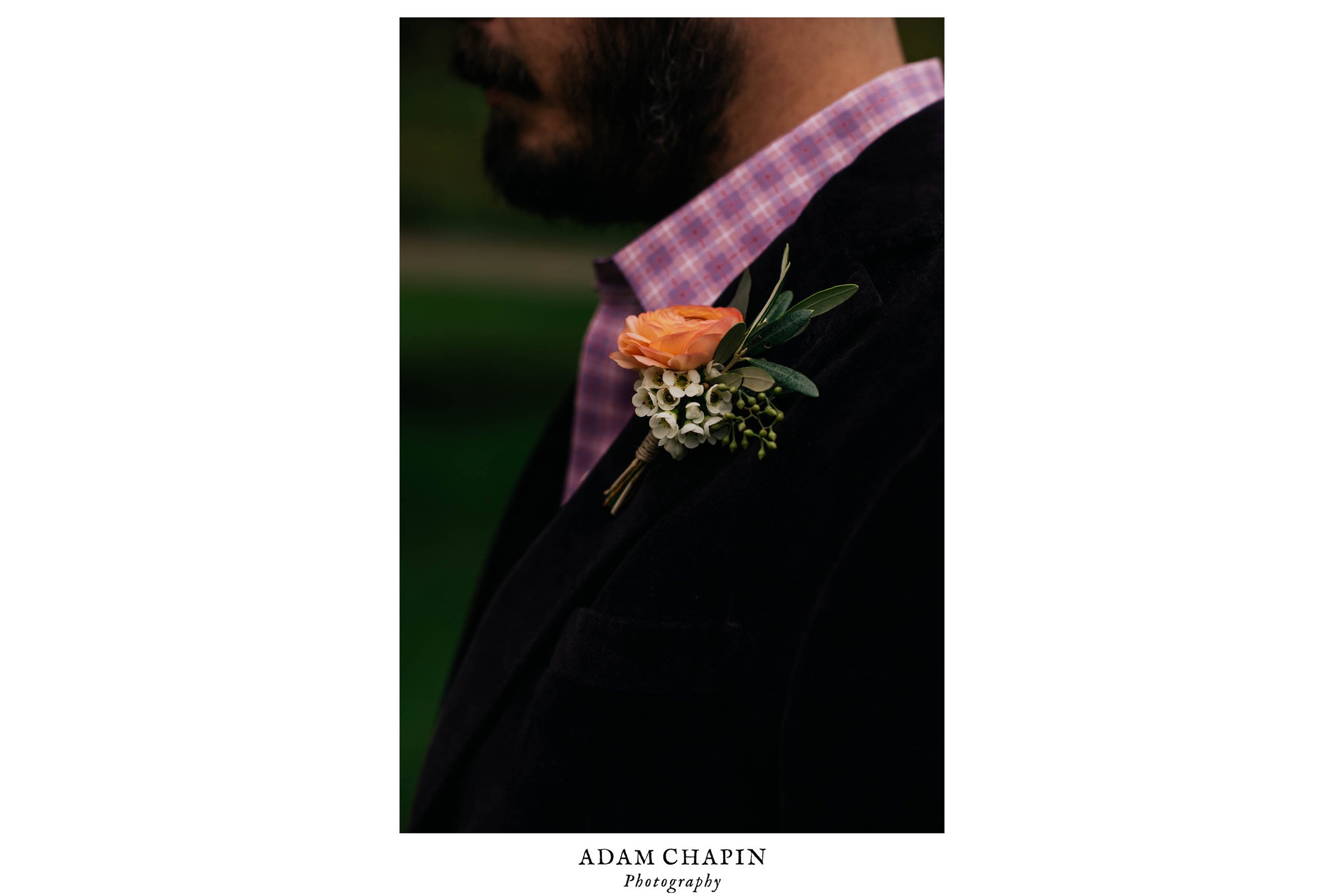 grooms boutonniere from urban farm girl flowers