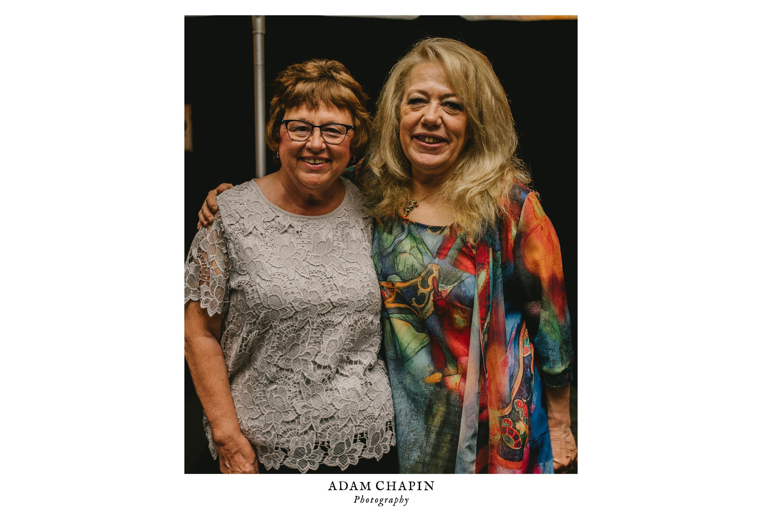 grooms mother and her sister pose for a photo during this Jiddi Space and Courtyard Wedding at Sitti Restaurant