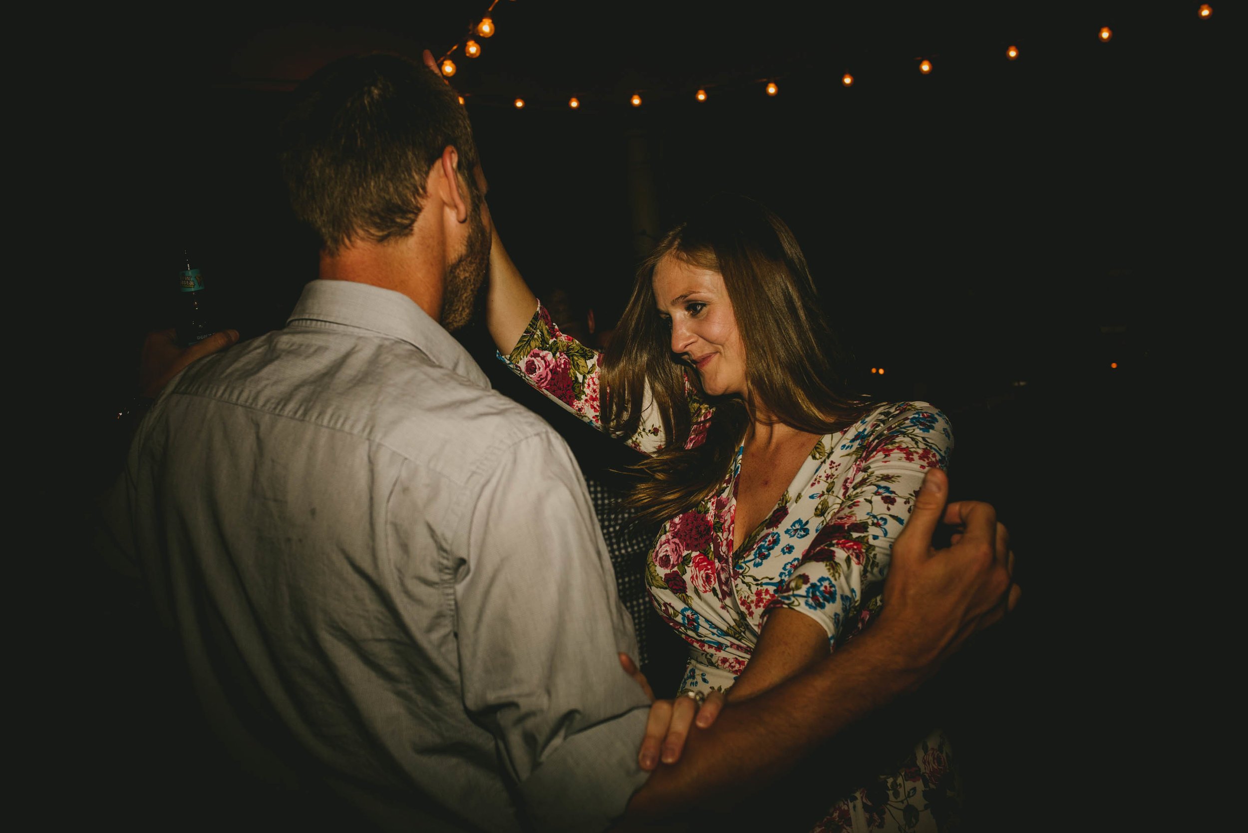 couple dancing during mad dash wedding reception