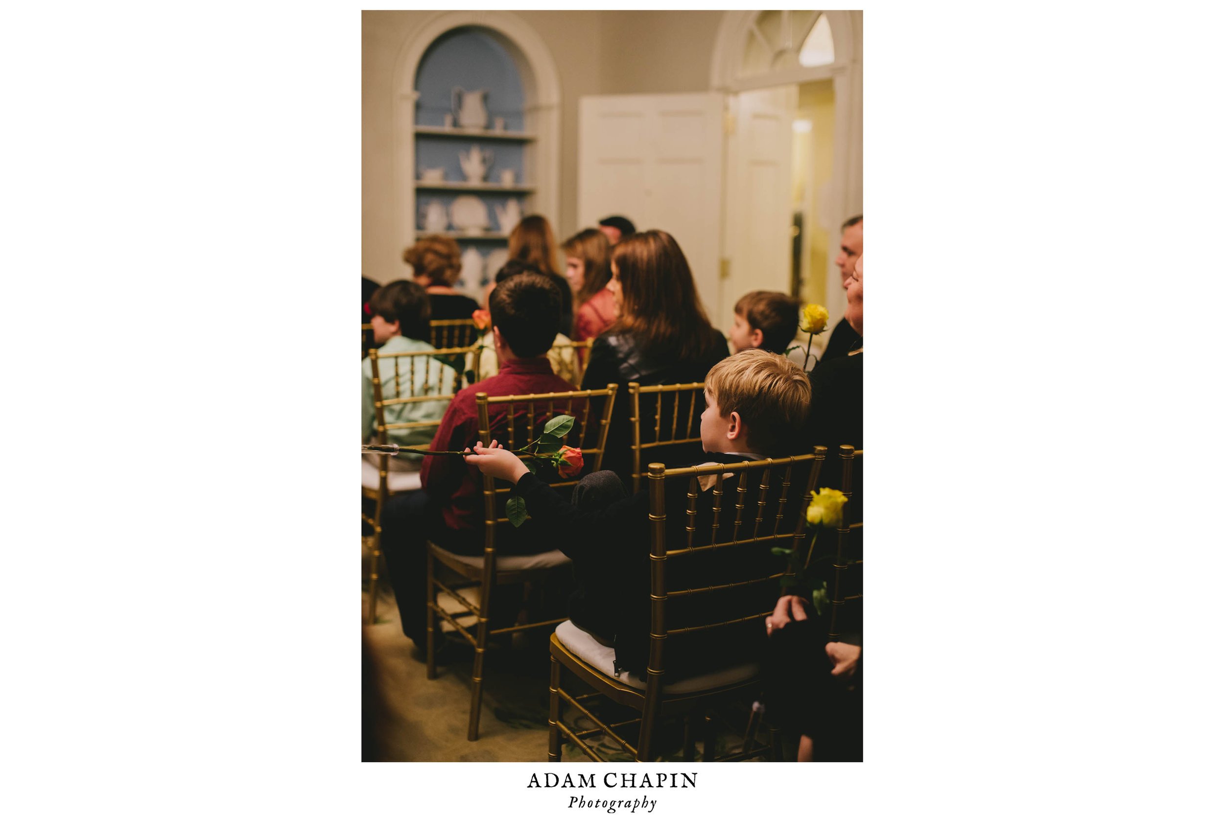 guests getting ready for this Carolina Inn wedding