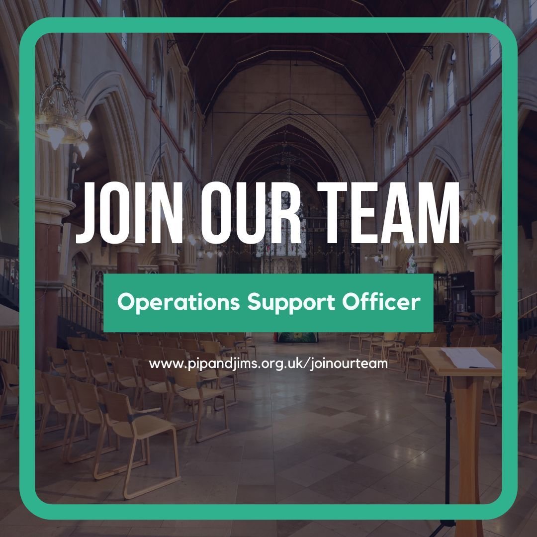 Join our team!

We are looking for a new Operations Support Officer. Responsibilities include care of the building, preparing the space for services and events, supporting external bookings and church activities.

The role is 15 hours a week. Spread 
