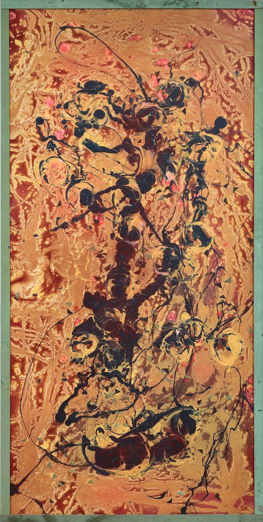 LA CHARGE DES HUSSARDS  60’’ x 30’’  techniques mixtes sur cuivre (provenant du toit du Château Frontenac) (Claude Lessard) VENDUE