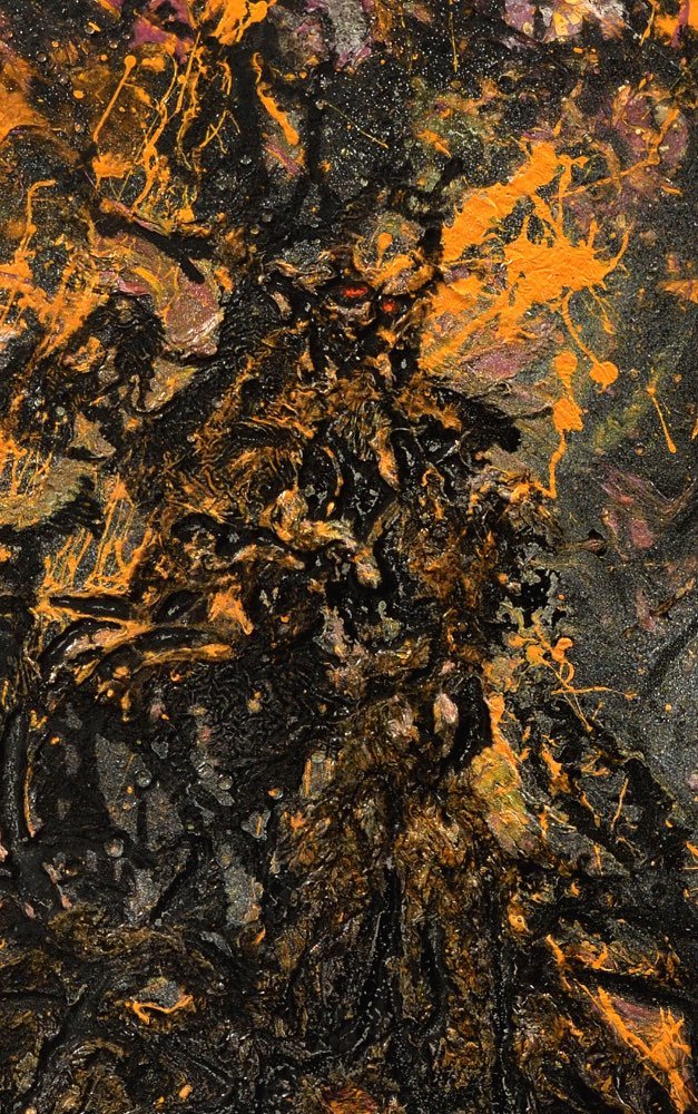 Nom de la toile, artiste, matériaux