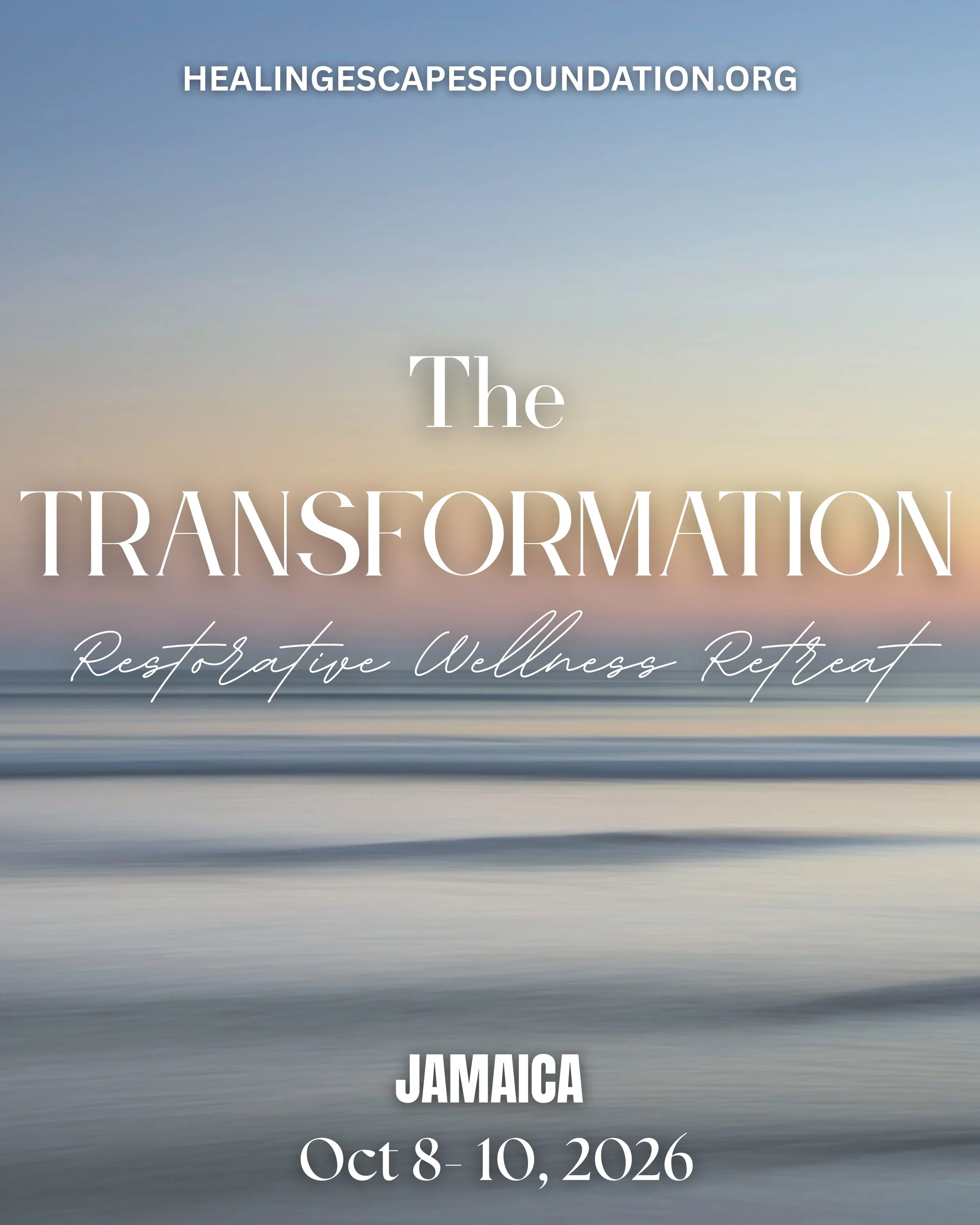 October: Transformation Retreat- 20% deposit