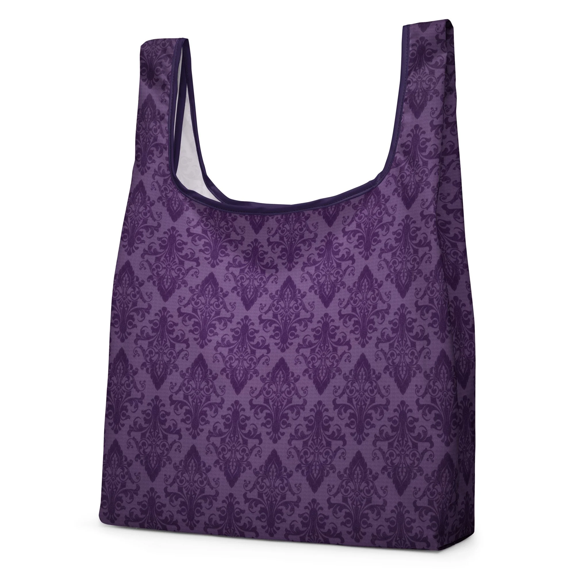 Vintage Dark Purple Shopping Bag