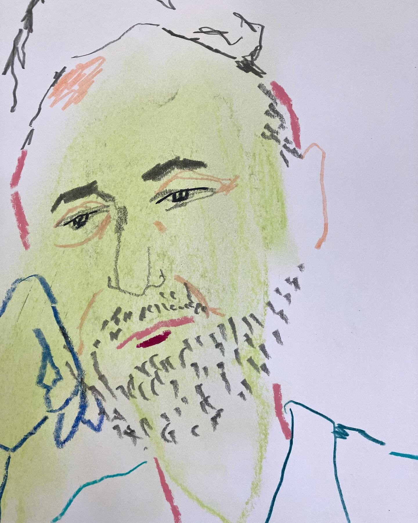 Best way to start the week with @drawingisfree_org thank you Chloe 🙏

 #drawingisfree #drawingisfun #drawing #faces #face #drawingfaces #portraitillustrator #portraitillustration #mixedmedia #colouredpencil #softpastel #illustrationartists #editoria