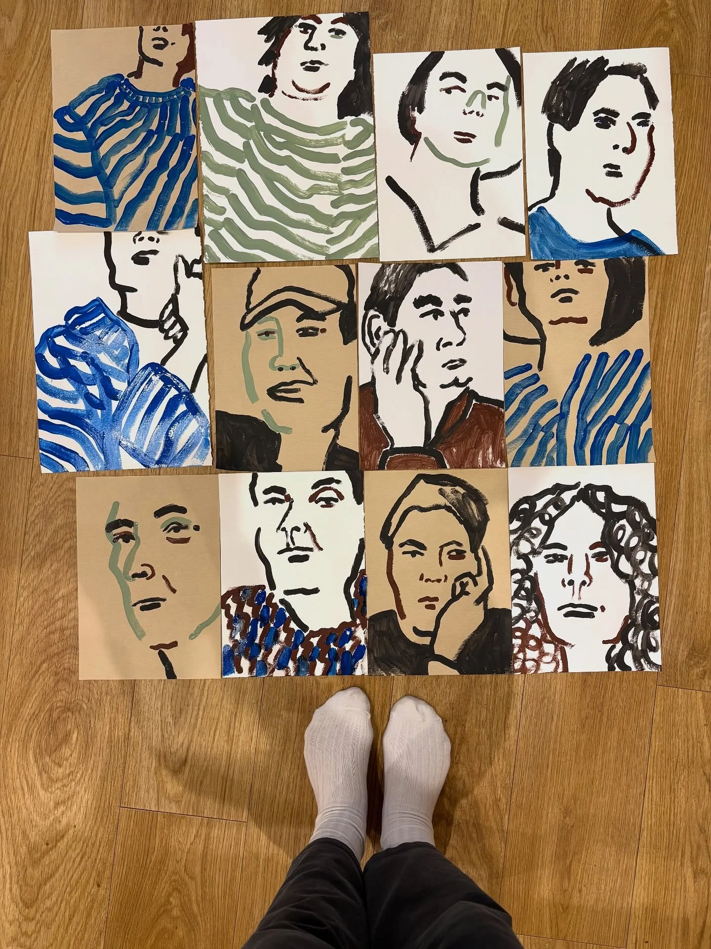 This morning&rsquo;s drawings with @drawingisfree_org 

💗💗💗

#art #artist