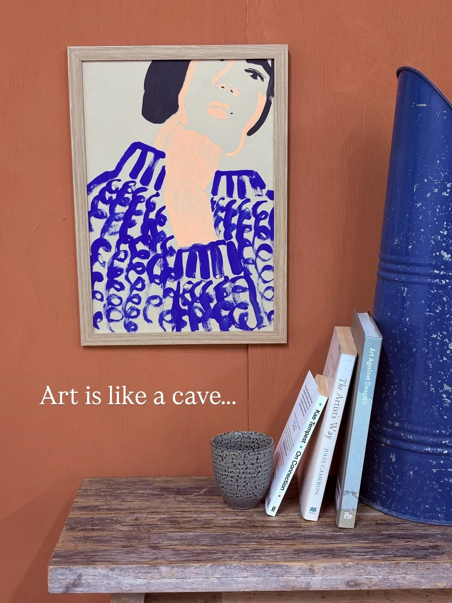 I am currently reading THE VAST EXTENT by @laviniagreenlaw - which I can&rsquo;t recommend highly enough!

She speaks about a cave and I can&rsquo;t help but draw so many parallels with art, and because of this I am going to (mis)quote&hellip;

&lsqu