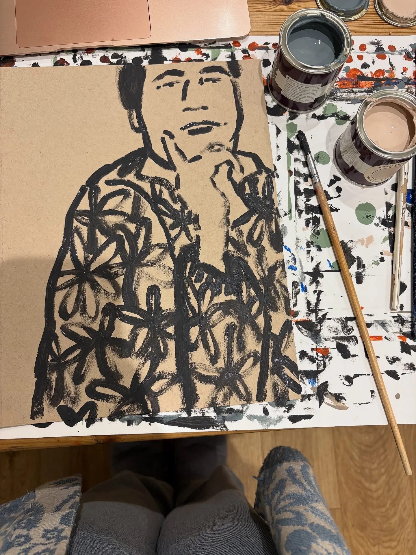 @drawingisfree_org this morning 🙏. The photos don&rsquo;t quite tell the whole story - I had my two children in the background so was drawing to a chorus of &lsquo;Mummy where&rsquo;s my PE kit?&rsquo;&hellip; still, moments of calm in between and I