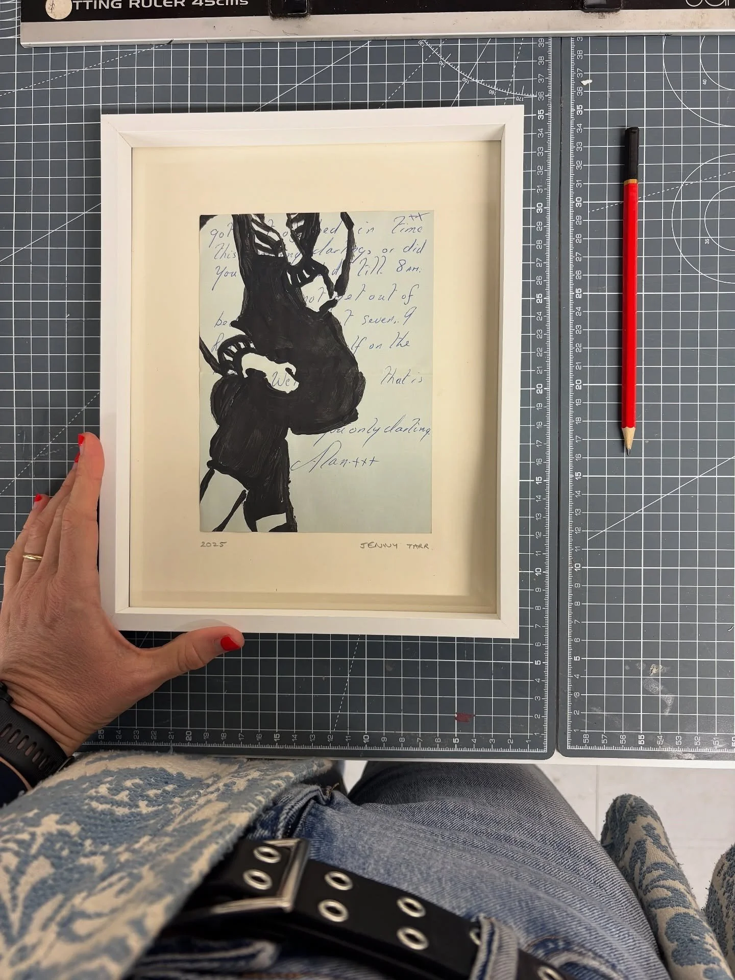 Do you ever think about the gaps? The in-between moments, the things left unsaid. Every single moment we are choosing what to say, and what to omit. And I think one of the beautiful things about a letter is all of the things that remain unsaid but so