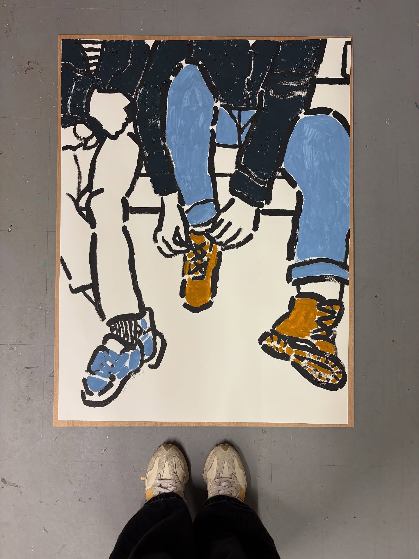 Standing in their living room, this lovely couple sent me a photo of them sitting on the sofa, in the middle of renovating their house into their dream home. A quiet, ordinary moment at the end of a busy day - one that often passes unnoticed. Yet it 