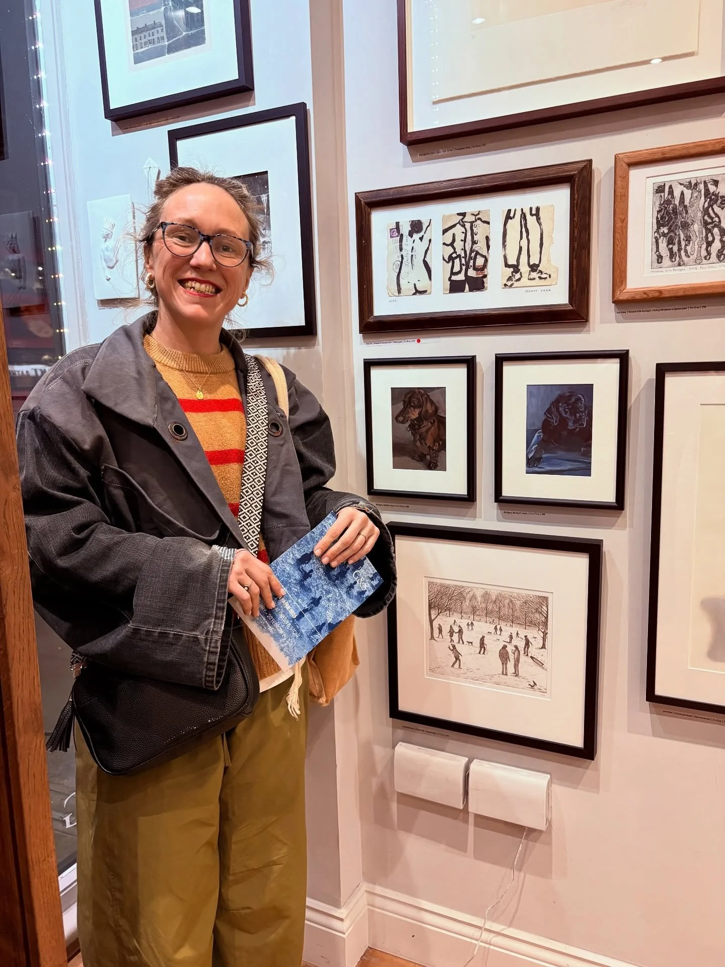 I always love a trip to London, but what made yesterday even better was going to the Private View of the Works on Paper Exhibition @thegalleryatgreenandstone 

It. Was. Fabulous!!! If you&rsquo;re in London, go. And do you know what, even if you&rsqu