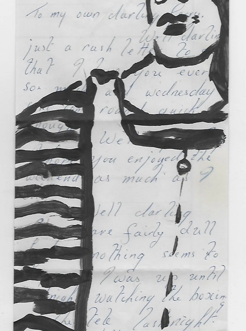 Darling Jerry, day 1 of 30.
This series is growing slowly, one piece at a time - drawings about love, closeness, and the small moments that stay with you.
I&rsquo;m going to try to share a new one each day for the next 30 days. Some of these will be 