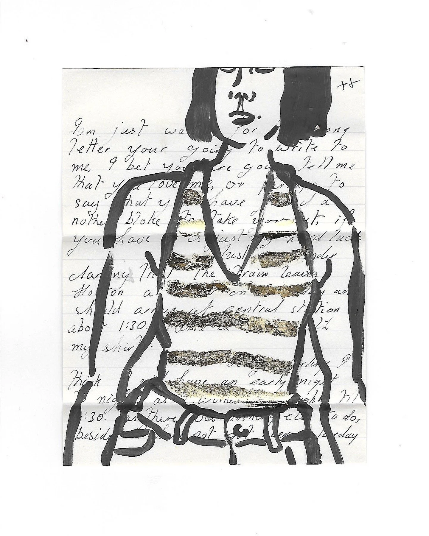 Darling Jerry, day 2 of 30

Lines, layers, and a letter from another time.

I&rsquo;m really drawn to working over old handwriting - it feels like these pieces carry more than one story at once. Another small moment added to this growing series, all 