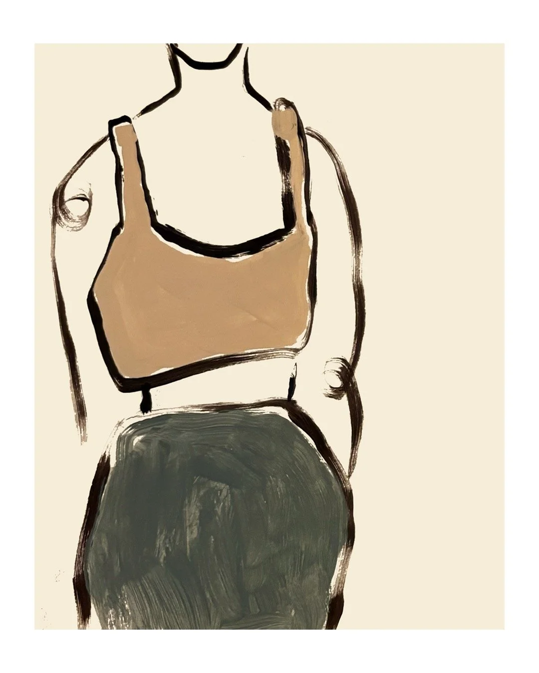 Darling Jerry &mdash; Day 18 of 30 (More process for today). Here are some initial snapshots of portrait fragments from my sketchbook. Counter culture but I start on the right and focus on becoming looser with my brushstrokes as I move left. I think 