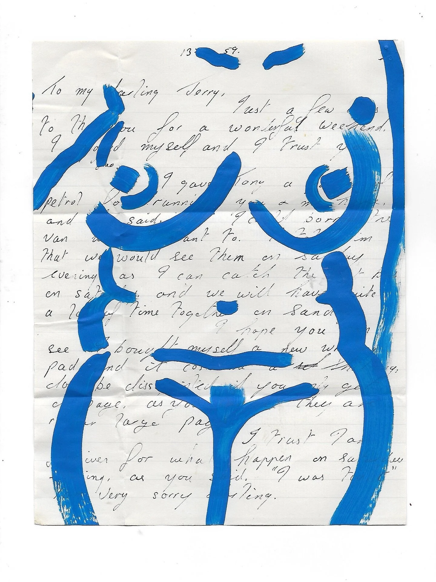 Darling Jerry - day 22 of 30

And sharing this nude which led into my recent wearable art piece. I&rsquo;m really enjoying the flowing lines and focusing on gesture and shape.