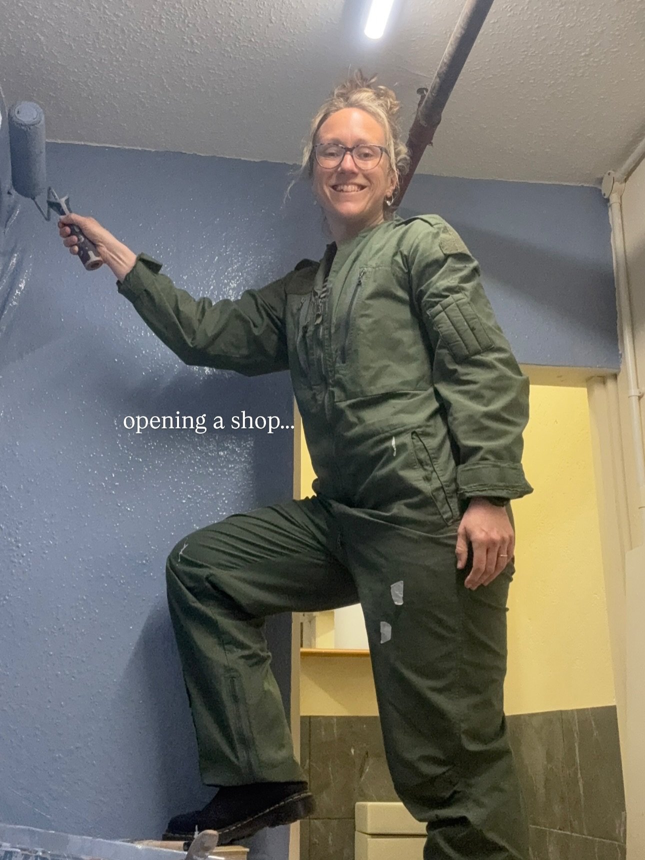 A little bit of behind the scenes!

Today was spent nesting in the new studio/shop - unpacking, painting, hanging artwork, working out how to use the space.

I&rsquo;m really excited about this, it feels like the next step - the first time I will hav