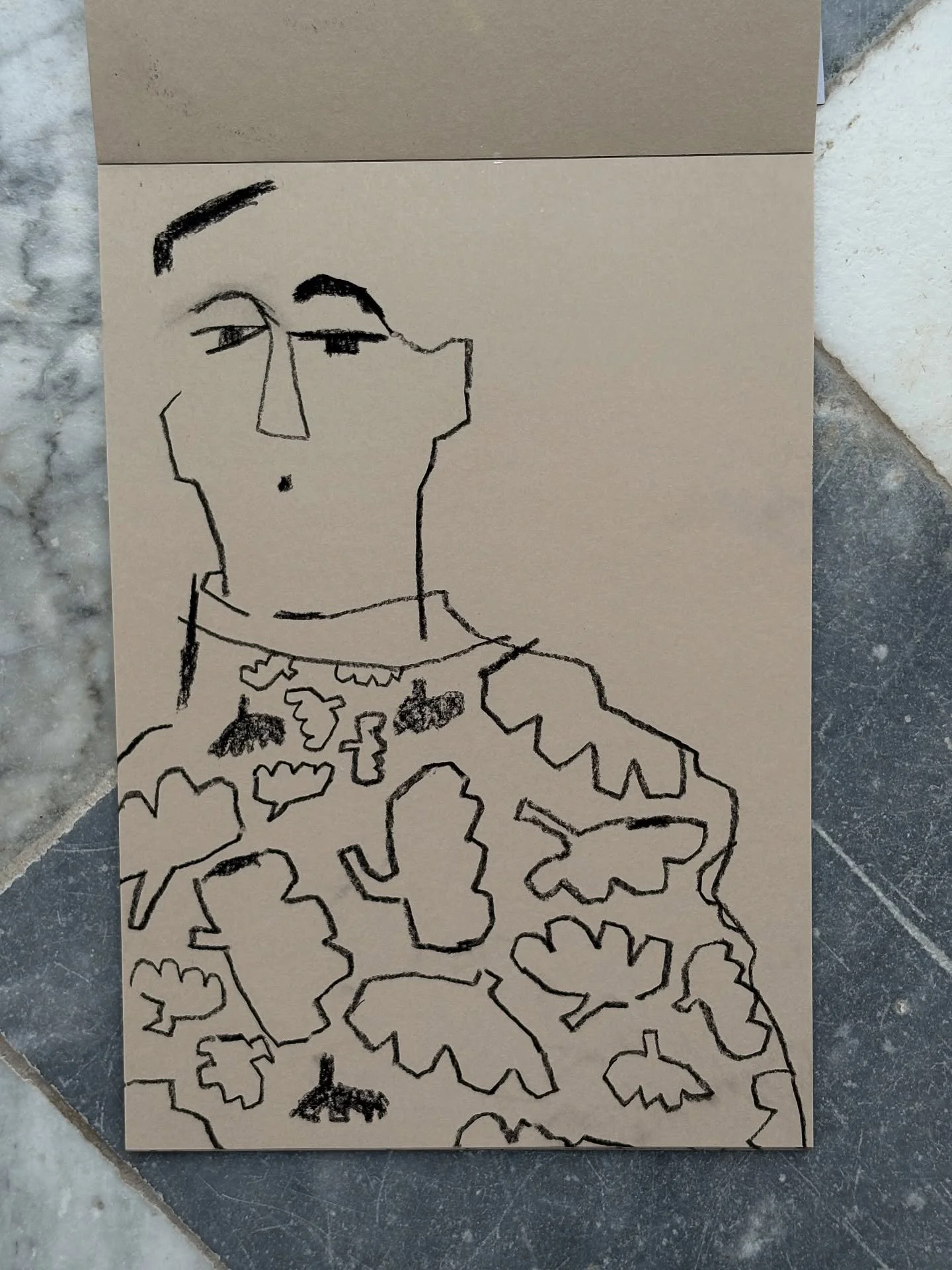 Art retreat of dreams. Guarded time to create, learn, respond and grow.

Drawings I made yesterday from Cadiz Museum, simple drawings. I really like them! There was a puppet section which was really helpful to draw from. The face is already a few ste