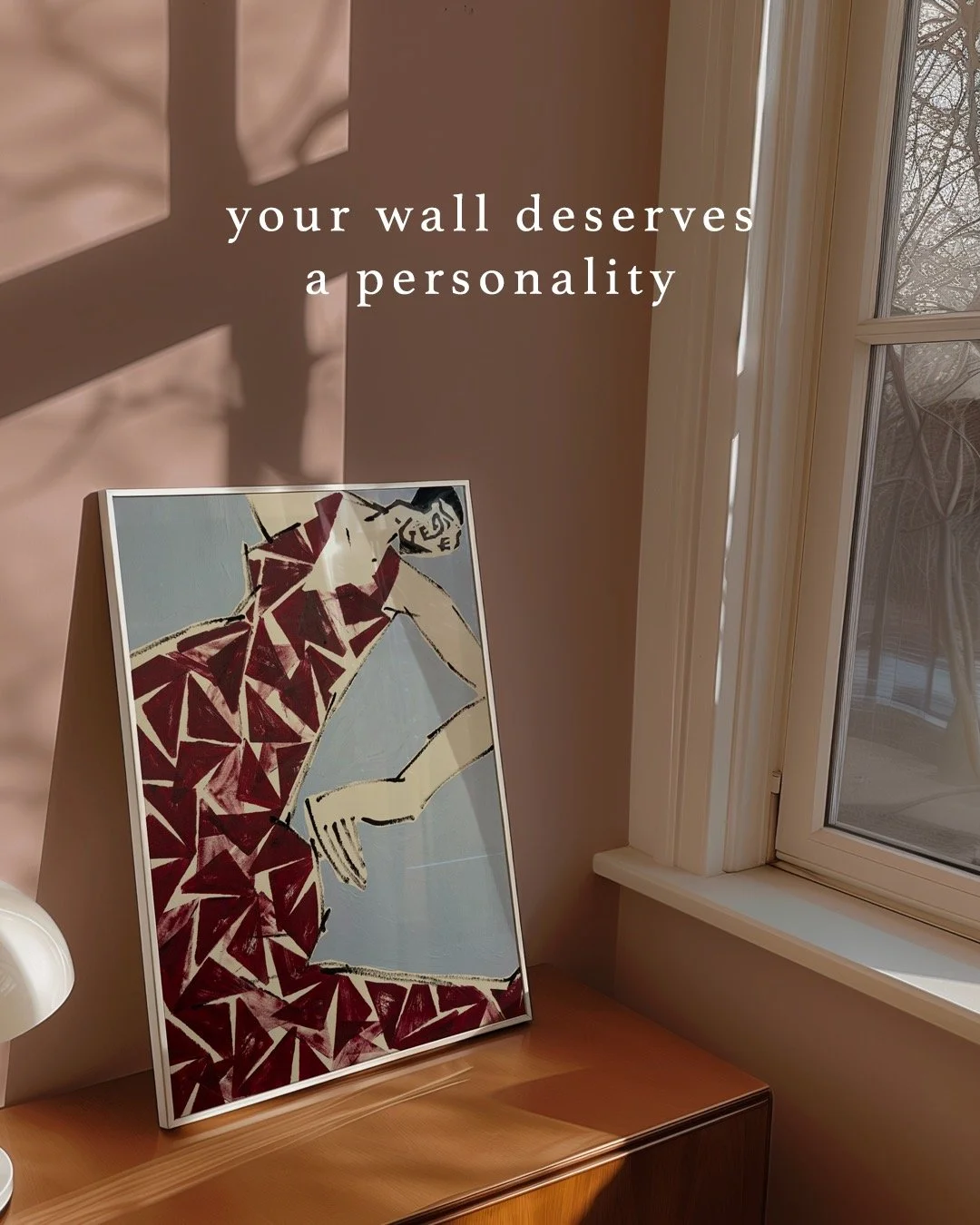 I truly believe that art does more than just fill a space. The right piece can completely change the mood of a room. It adds warmth, energy, character. It becomes part of how a home feels. It can also speak to your core values and express part of you