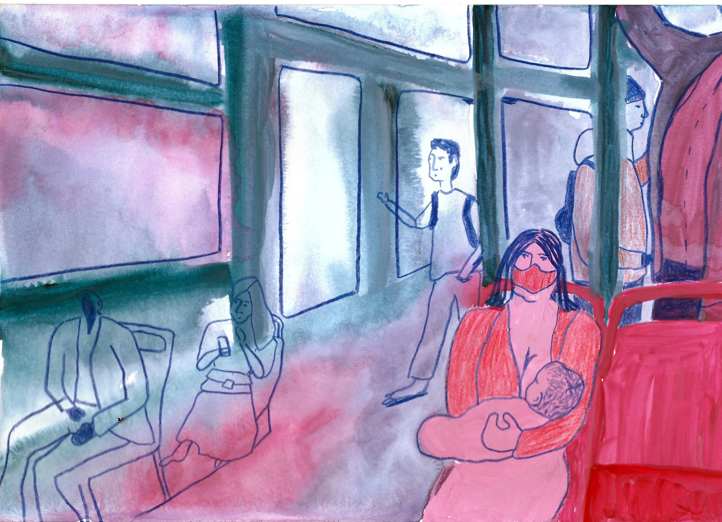 breastfeeding on bus_blue and pink.jpeg
