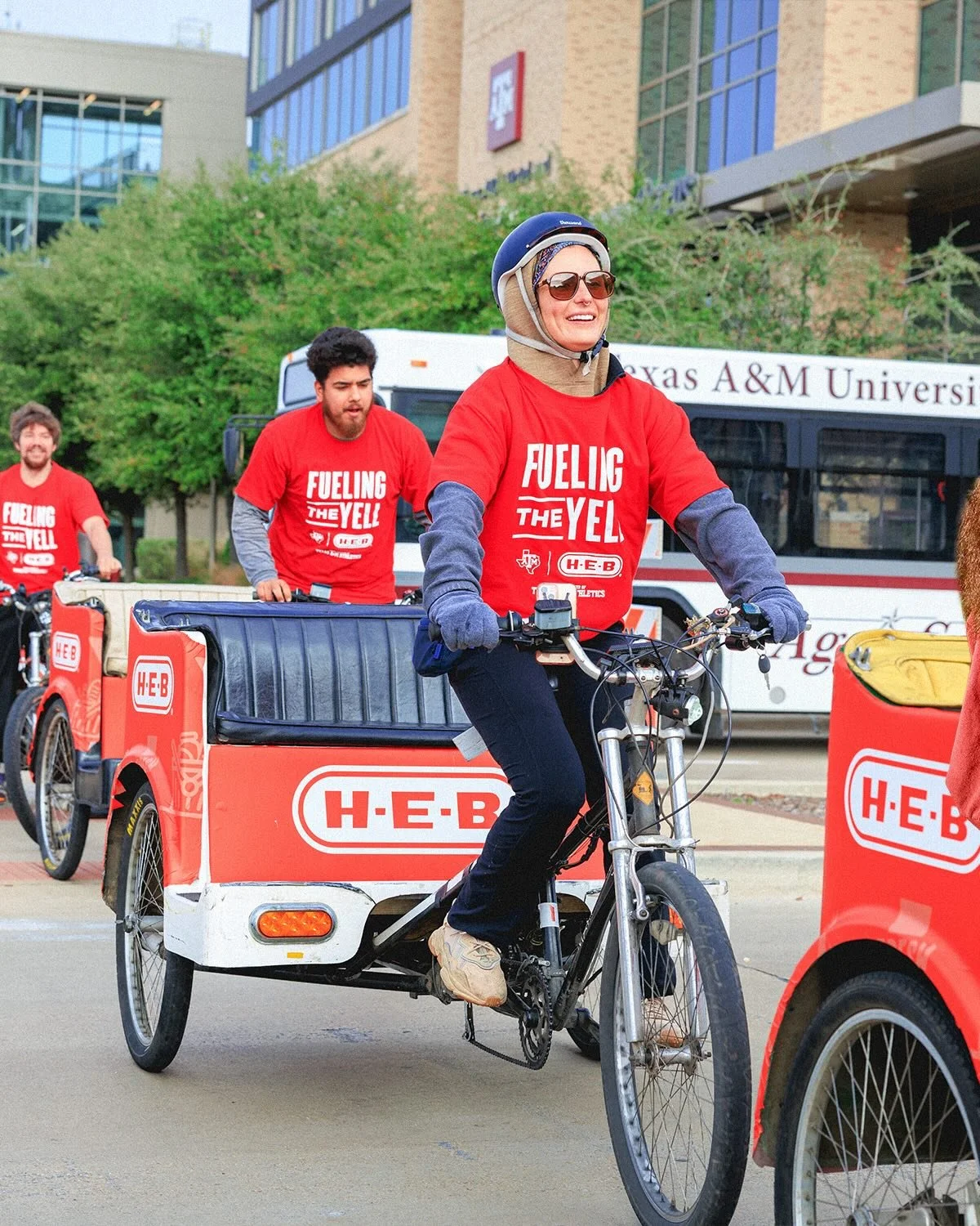 Everything&rsquo;s bigger in Texas and an @HEB Playoff campaign is no exception. 

Rally Department assisted our great partners at H-E-B in their Texas A&amp;M &ldquo;Fueling The Yell&rdquo; College Football Playoff Campaign. Our team was on-site to 