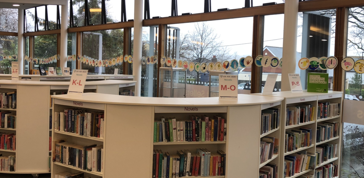 Lymington Library Artwork — Our Lady and St. Joseph