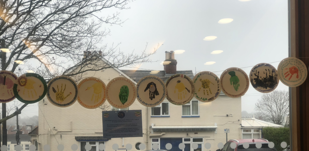 Lymington Library Artwork — Our Lady and St. Joseph