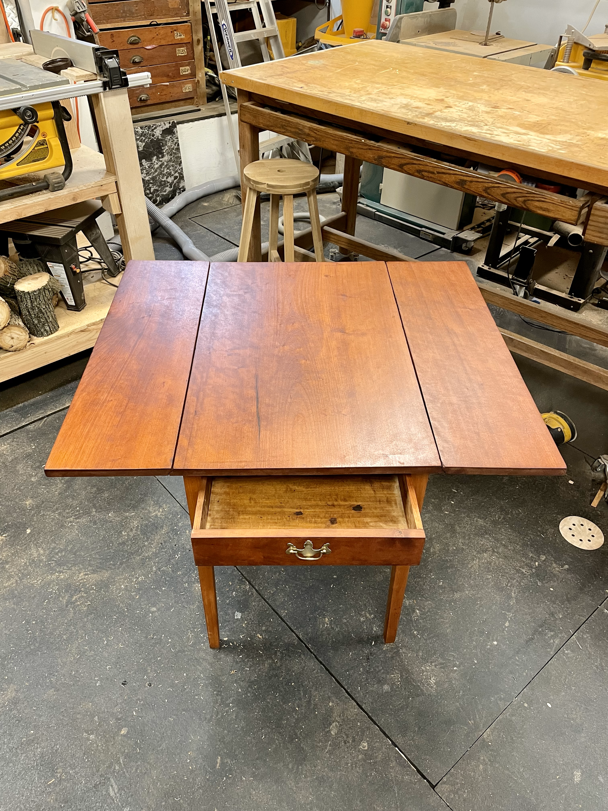 Vintage Cherry Drop Leaf 6.png