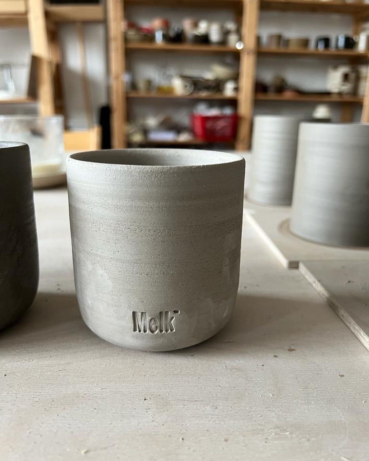 We spent some time with @by.noo.ceramics deciding on exactly what kind of feel and experience we want to leave our customers with. The textured ceramic cups felt just right! Hand crafted and stamped just for us! 

Can&rsquo;t wait to serve the first 