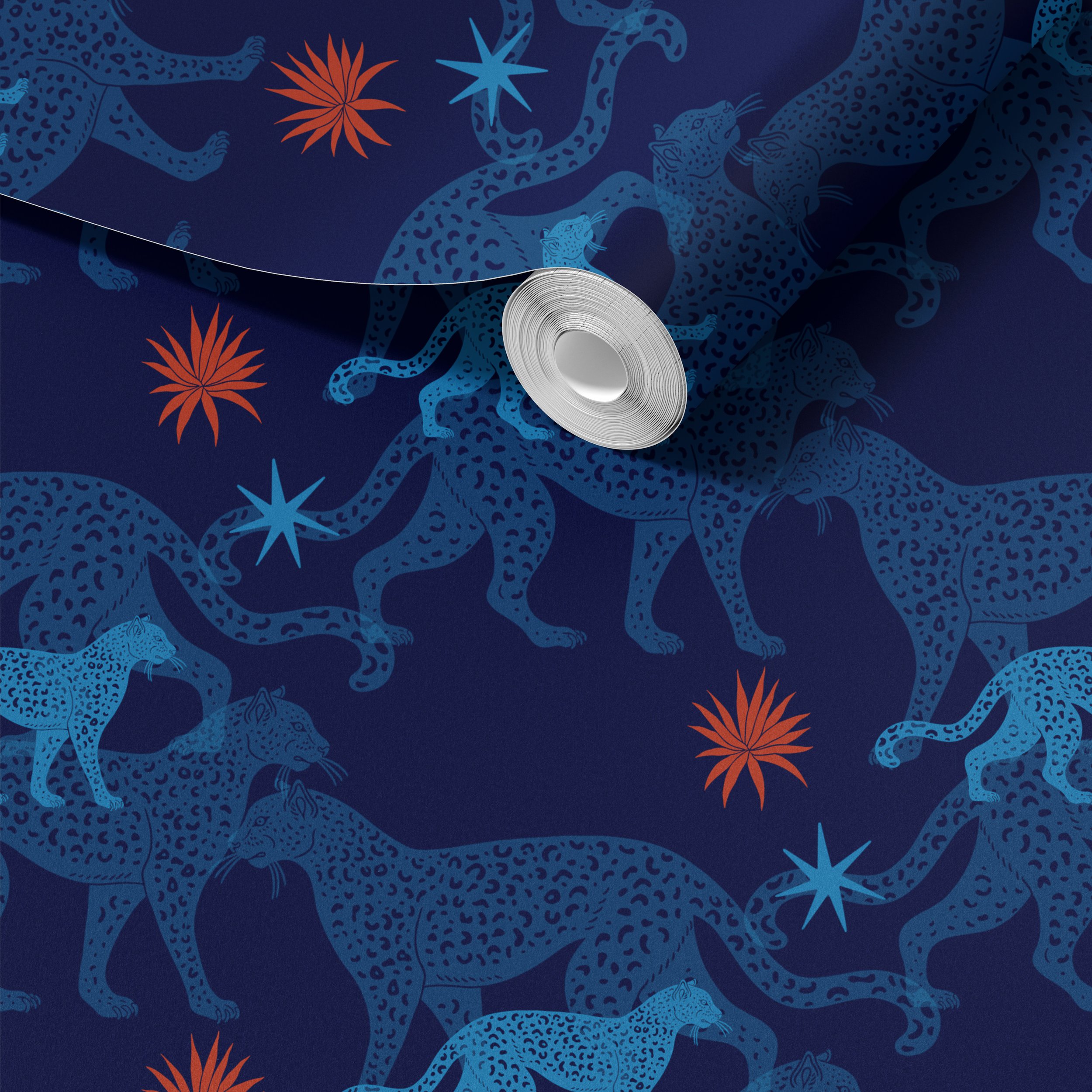 Paper Wallpaper Mockup Set v.3 by Creatsy® (6)_Blue Leopard.jpg