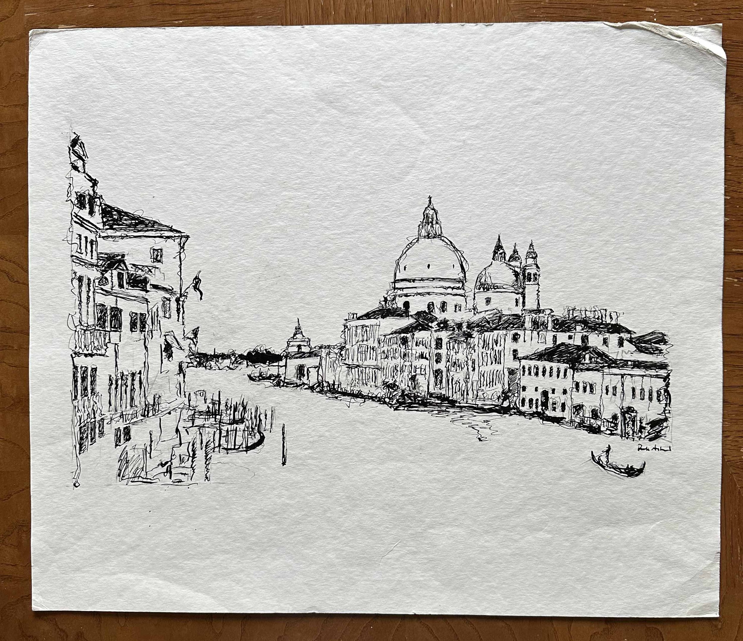 Venice ink sketch