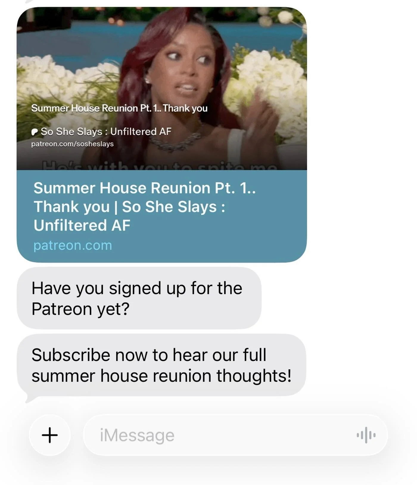 We want to know why you haven&rsquo;t subscribed to The Patreon yet&hellip; don&rsquo;t miss out of exclusive content and more. 

Tune in now to hear our full summer house reunion thoughts!

Link in bio 💛

#SummerHouse #CiaraMiller #AmandaBatula #We