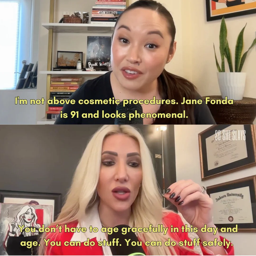 Nobody told us our 30s were going to feel like this. 😅⁠
⁠
One day you're fine and the next you're on the phone with your best friend like "wait&hellip; is that a wrinkle?!" ⁠
⁠
I sit down with Dr. Kandace Kichler @slimmingsurgeon is a doub