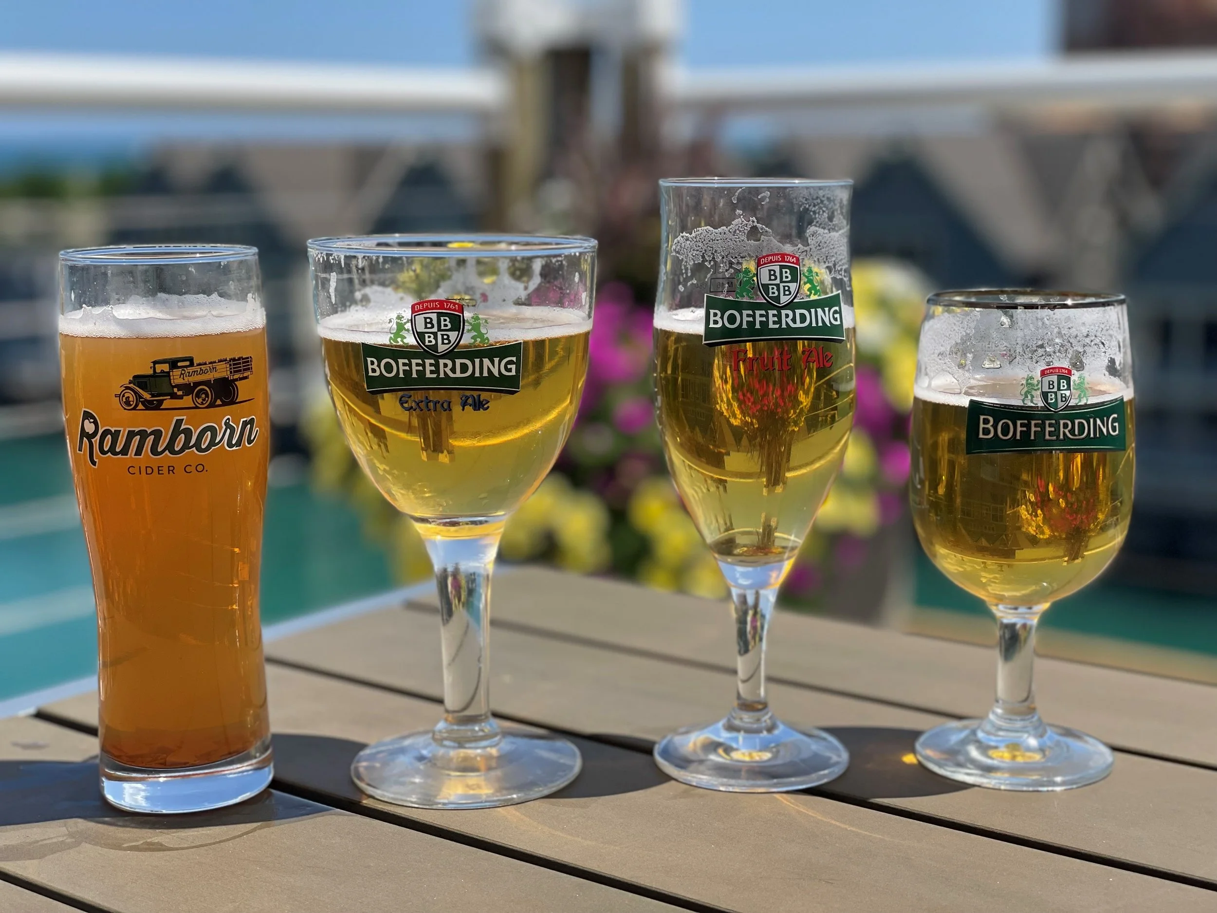 Luxembourg glassware from brands such as Bofferding and Ramborn