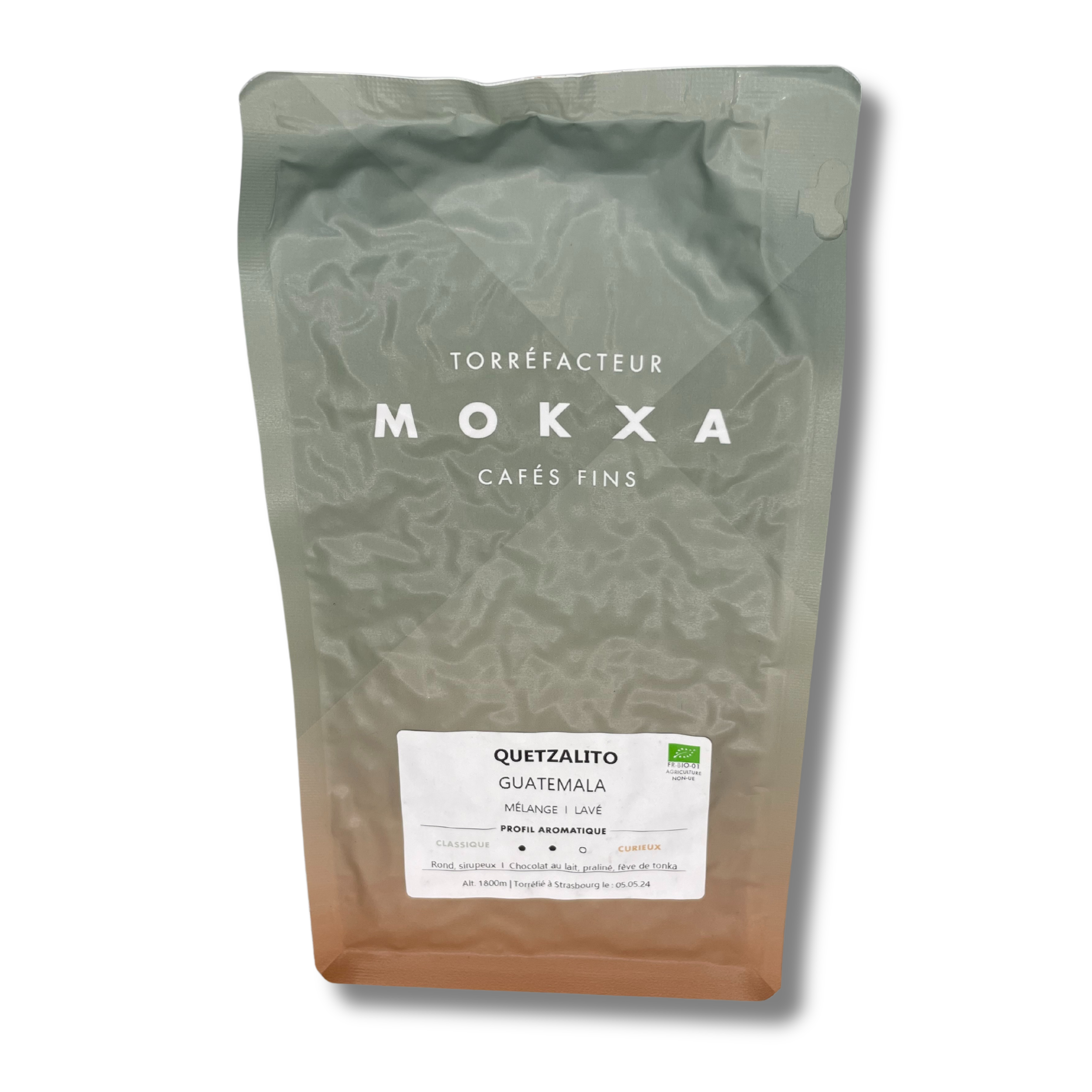 GUATEMALA- QUETZALITO MELANGE- Lavé Round, Syrup, Milk chocolate, praline, tonka beanRond, Sirupeaux, Chocolat au lait, praliné, fève de tonka