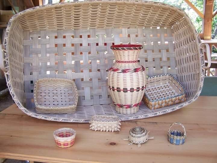 Abenaki basketry by Sherry Gould. 