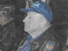 Francis in a B-17 that was selling rides at the Berlin/Montpelier Airport&nbsp;in 2003