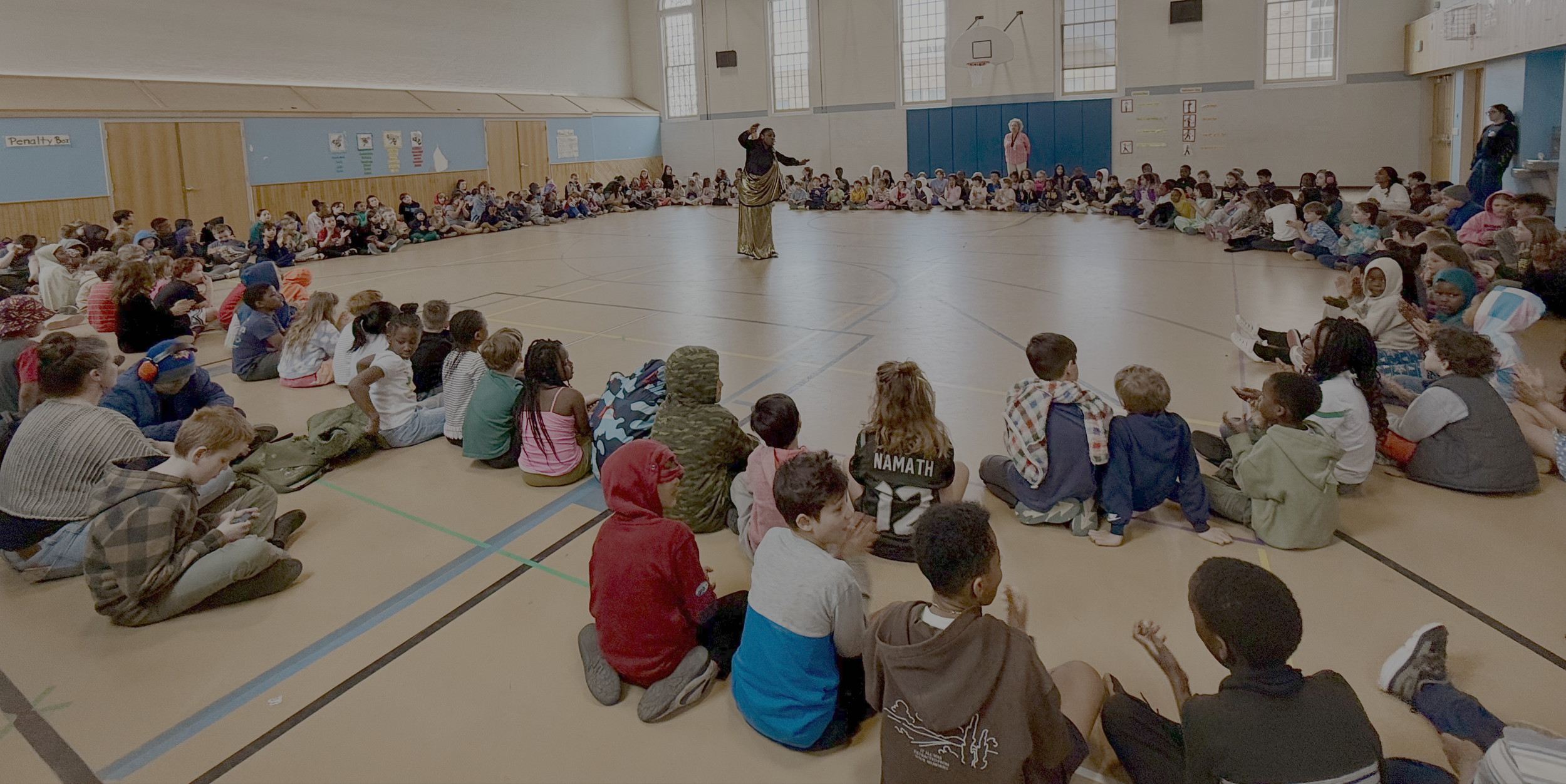 Aline Mukiza sharing Burundian dance traditions at Edmunds