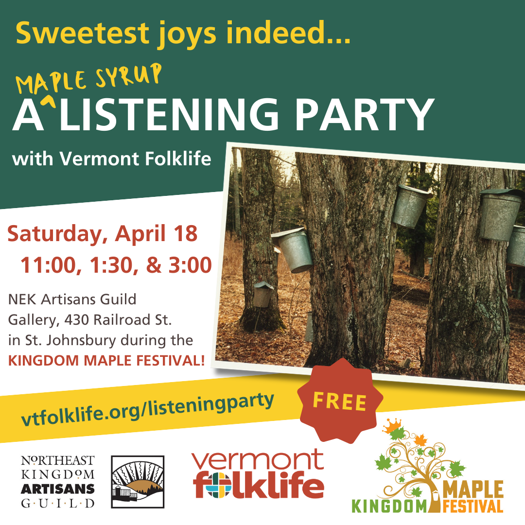 Sweetest Joys Indeed - A Sugaring-themed Listening Party at the Kingdom Maple Festival