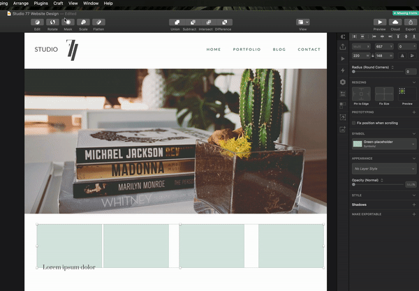 Here's How to Fill Your Sketch Mockups In Seconds - Creative Market Blog