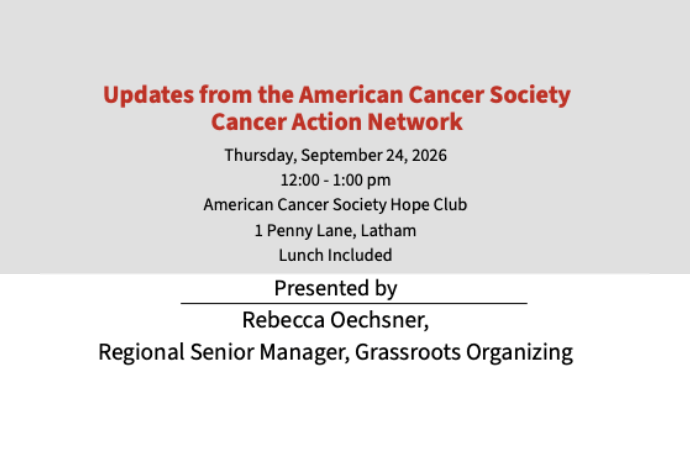 Updates from the American Cancer Society Cancer Action Network