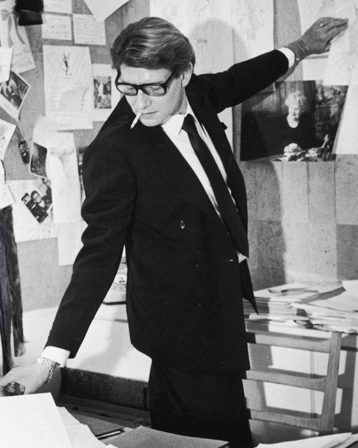Yves Henri Donat Matthieu-Saint-Laurent (1936-2008)
 In celebration of pride month, the designer and innovator of Saint Laurent. 
An icon in the making he was able to push his potential after working for Christian Dior in Paris. Yves showed his worth