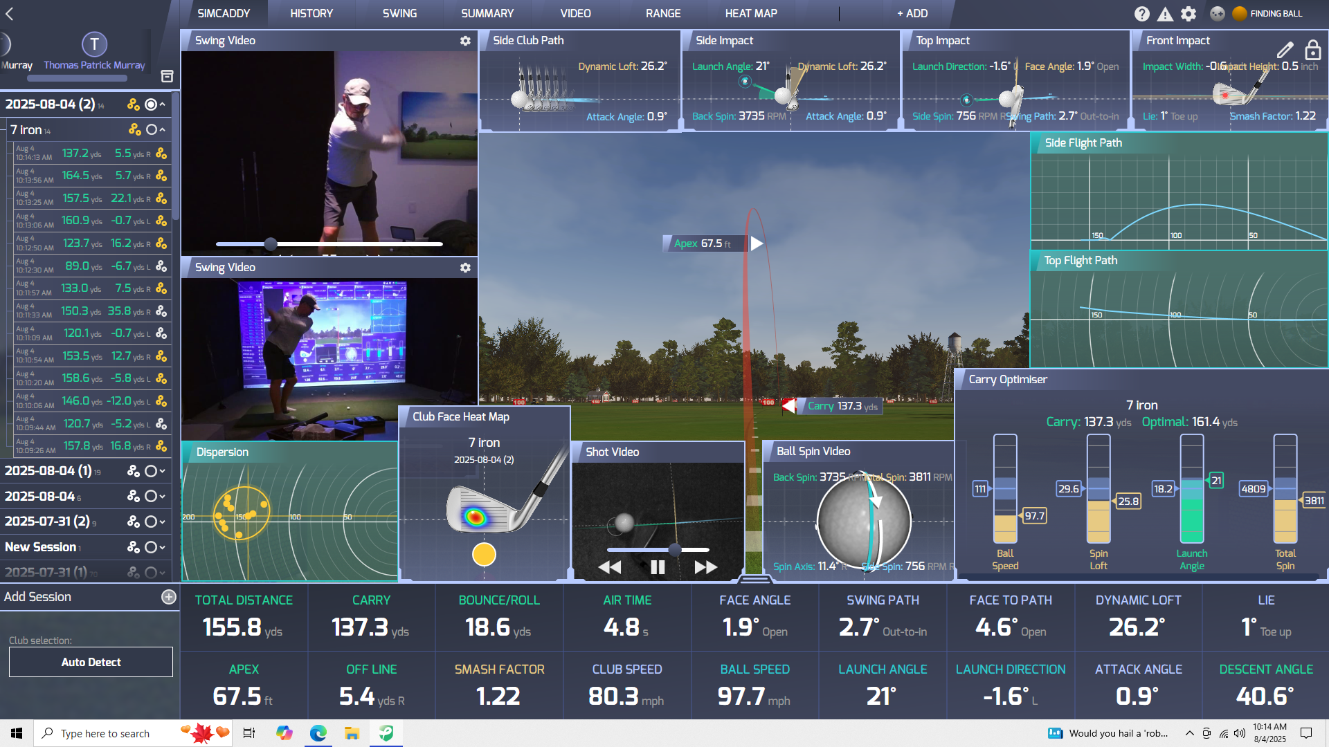  ProTee Labs interface can be customized to your preference 