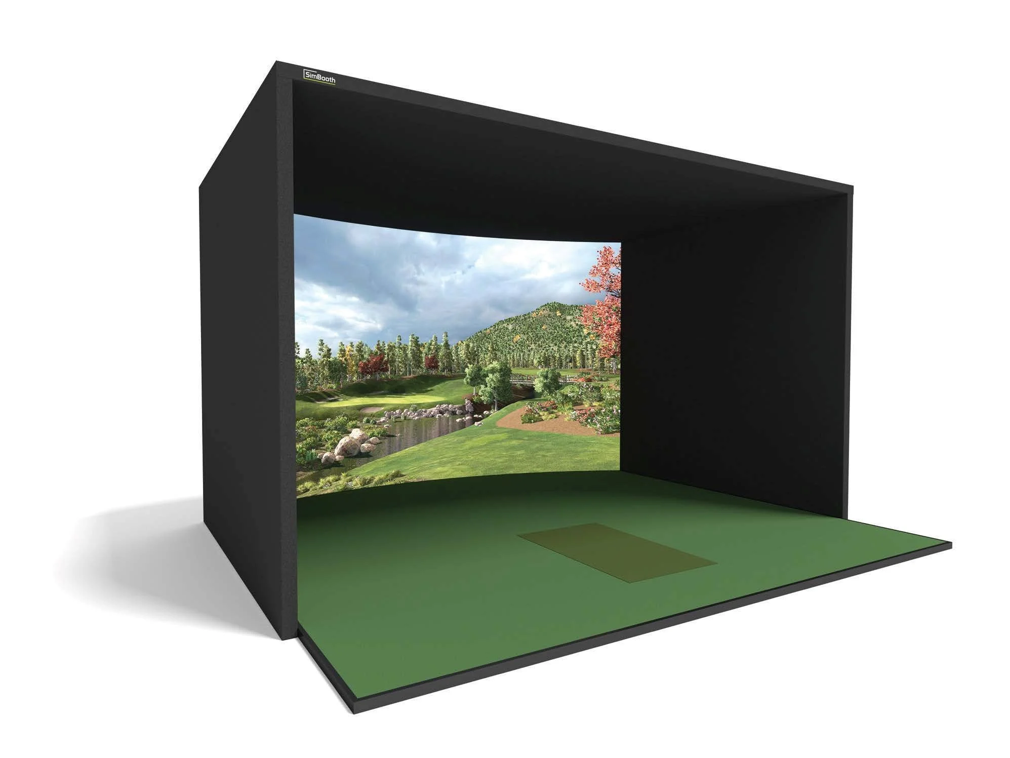 SimBooth 4 Commercial Golf Simulator Enclosure