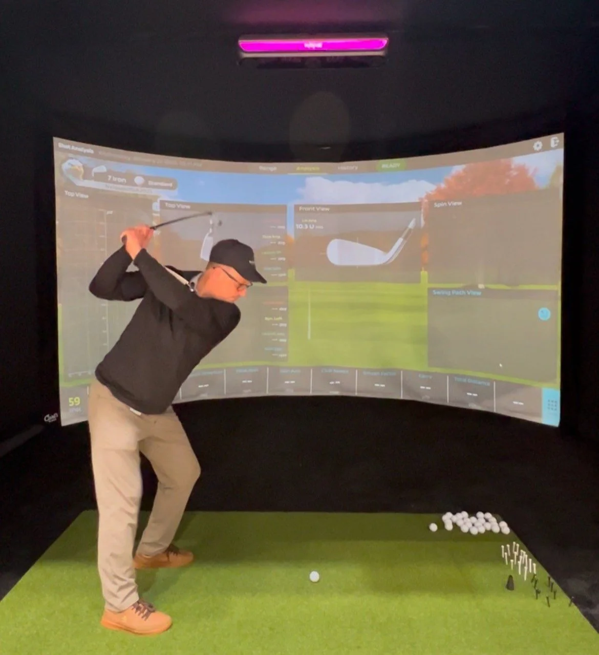  Carl’s Curved Impact Screen with NVisage 